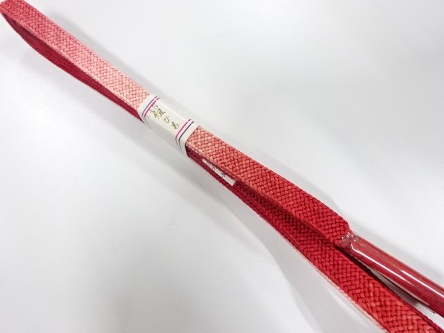 JAPANESE KIMONO / UNUSED HAND-TIED OBIJIME